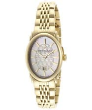 Image of Dreyfuss & Co. Women's Hand Made Quartz Watch Gold Steel Sapphire DLB00046-02