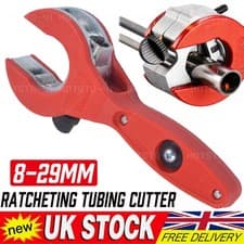Image of Ratcheting Tubing Cutter Tool Copper Pipe Ratchet Tube, Tube Cutter 8-29mm UK