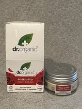 Image of Dr Organic Rose Otto Night Cream Organic 50ml