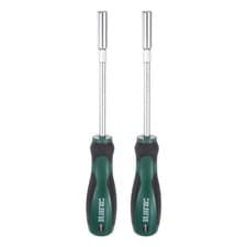 Image of Metric Nut Driver CR-V Non-Magnetic Hex Socket Screwdriver W Non-Slip Handle