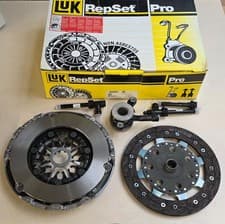 Image of CLUTCH KIT 3 PART CSC 240mm FITS AUDI SEAT SKODA VW GOLF MK 5 6 7 LUK 624353934