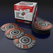 Image of 50 Pack 3" 76mm Metal & Stainless Steel (Inox) Cutting Discs – Free Delivery