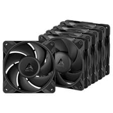 Image of Arctic P12 Pro PST 120mm PWM Case Fans Black 3000 RPM 77 CFM 4-Pin - 5 Pack