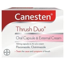 Image of 2 Pack Canesten Thrush Duo - Oral Capsule (Tablet) & Cream