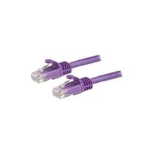 Image of StarTech 5m Purple Cat6 Patch Cable with Snagless RJ45 Connectors Long