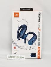 Image of JBL Endurance Peak 3 Bluetooth Wireless Earbuds Noise Cancelling Sports Blue