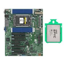 Image of AMD EPYC 7282 CPU 16 Cores 2.8GHz-3.2GHz+ Supermicro H12SSL-i Motherboard