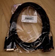 Image of DVI-D Dual Link with Ferrite Cores Male to Male Cable Gold 1.8m 2m Lead