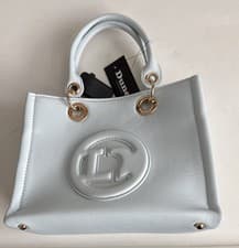 Image of Dune Embossed Logo Faux Leather Shoulder Bag - New With Tags And Security Dongle