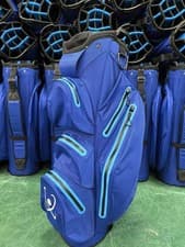 Image of WATERPROOF 14 WAY GOLF CART BAG 7 WATERPROOF ZIPS LIGHTWEIGHT