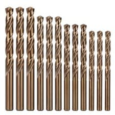 Image of 1-13mm HSS M35 Cobalt Jobber Drill Bit Drilling Stainless Steel & Hard Steels