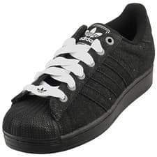 Image of adidas Superstar Ii Mens Fashion Trainers in Black - 9 UK