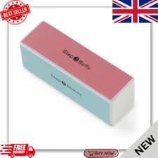 Image of 4 IN 1 NAIL BUFFER BLOCK Fine Grit Smooth Polish & Shine Remove Ridges Nail File