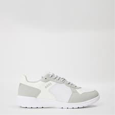 Image of Trainers Mens Boss White Casual With Logo Extreme Runn - Size 7