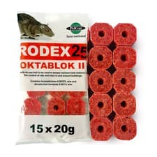 Image of Max Strength Rat & Mouse Poison/Killer Wax Bait Blocks | Quick Kill in One Feed!