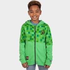 Image of Minecraft Hoodie | Boys Hoodie | Creeper Boys Pullover | Boys Hooded Sweatshirt