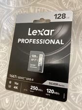 Image of Lexar Professional 1667x 128GB SDXC UHS-II Card, High Speed Memory Storage