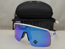 Image of Oakley SUTRO LITE (OO9463-19 39) Matte White with Prizm Sapphire Lens