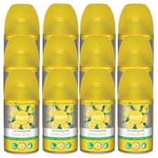 Image of 12 x AirPure Citrus Zing Refill Can Automatic Fragrance Air Freshener 250ml