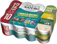 Image of Naturo Adult Grain & Gluten Free Poultry Variety Wet Dog Food Cans(6X Chicken 3X