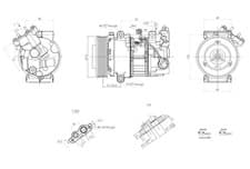 Image of HELLA Compressor, air conditioning 8FK366201-121