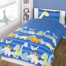 Image of DINOSAUR DUVET COVER SET KIDS BEDDING T-REX DINO - JUNIOR SINGLE DOUBLE