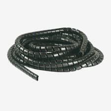Image of Cable Tidy PC TV Wire Organising Wrap Spiral Hose Protection 10mm-32mm Black