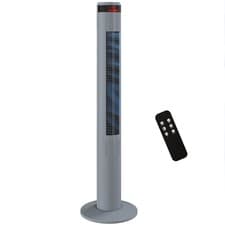 Image of HOMCOM Oscillating Tower Fan Remote Control 3 Speed Modes Cooling Machine