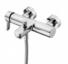 Image of Ideal Standard B9989AA Chrome Concept Blue Exposed Bath Shower Mixer