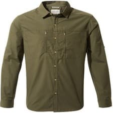 Image of Craghoppers Kiwi Pro Long Sleeve Olive Drab Shirt XXL