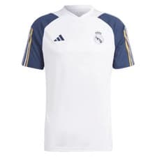 Image of Men's Football Training Shirt White Real Madrid 2023-2024 Soccer Top T-Shirt