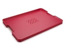 Image of Joseph Joseph Cut & Carve Plus - Multifunction Extra large Chopping Board Red