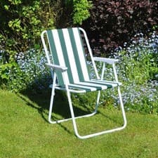 Image of X1 Folding Chair Garden Picnic Patio Portable Camping Beach Fishing Outdoor Seat