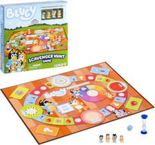 Image of Bluey Scavenger Hunt Game a Fun Board Game Full of Fun Activities to Perform, Th