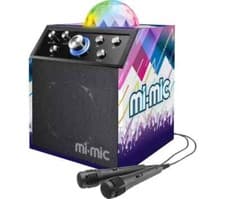 Image of MI-MIC TY6088A Bluetooth Karaoke Speaker With Microphone & Disco Light Cube kids
