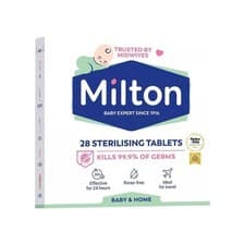 Image of Milton Sterilising Tablets x28 | Kills 99.9% of Bacteria Effective for 24 Hours
