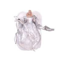Image of 12" TREE TOP TOPPER ANGEL WITH WINGS FESTIVE CHRISTMAS XMAS FAIRY DECORATION