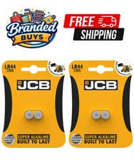 Image of JCB LR44 1.5V Super Alkaline Batteries LR 44 A76 AG13 Longest Expiry