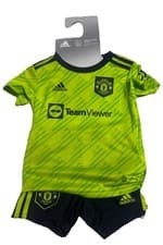 Image of Brand Adidas Green Manchester United Football kit, Age 12 Months.