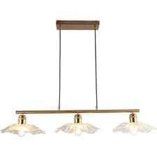 Image of 3 Light Flower Ceiling Fitting