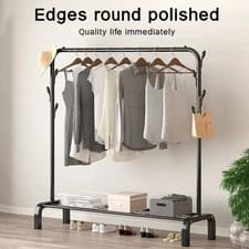 Image of Super Heavy Duty Clothes Rail Hanging Rack Storage Garment Display Stand Shelf