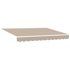 Image of Manual Retractable AwningCanopy Outdoor Awning Folding Arm with LED vidaXL