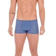 Image of HOM Plume Trunk men's underwear short male maxi boxer brief silky light colours