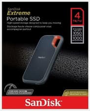 Image of SanDisk Extreme Portable 4TB SSD up to 1050mbs