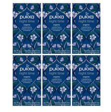 Image of Pukka - Night Time Organic Herbal Tea - 6 Packs of 20 Sachets