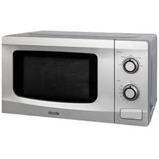 Image of Abode Silver Microwave 700W 20L Manual with 5 Power Levels & Defrost, AMM2001S