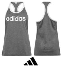 Image of ADIDAS Women's Activewear HI5 Climalite Tank Top Vest, Grey UK 6 , UK 8-10