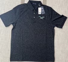 Image of Cutter And Buck Philadelphia Eagles Advantage Tri-Blend SpaceDye Polo LARGE NWT