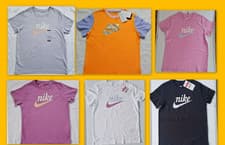 Image of Nike Girls Swoosh Tick Kid Pro Short-Sleeve Junior T Shirt Youth Top age 9-14