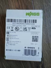 Image of Wago Input Module, Digital, 750 Series, 8 Channel, 24 Vdc, High Side Switching